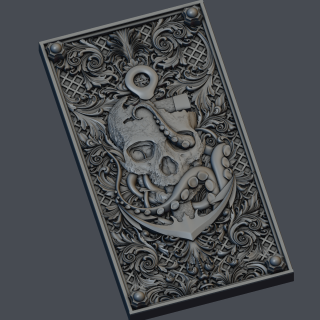 sea theme 3D 모델 .c4d .max .obj .3ds .fbx .stl .blend 