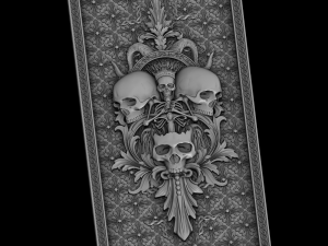 backgamon 3 scull Modelo de Impressão 3D