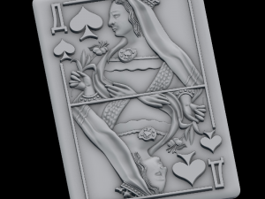 queen of spades 3D Model