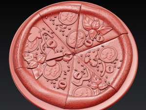 pizza 3D Print Model