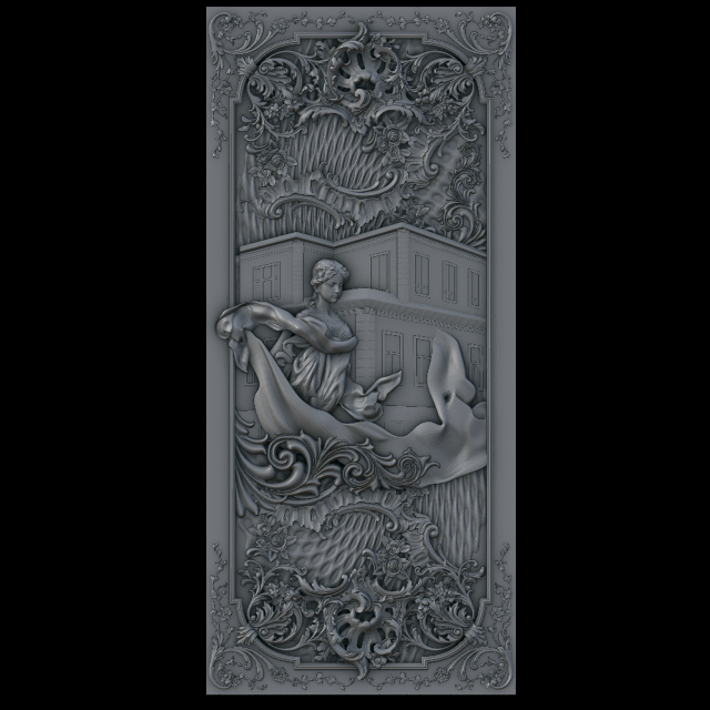 door 3D 프린트 모델 .c4d .max .obj .3ds .fbx .stl .blend 