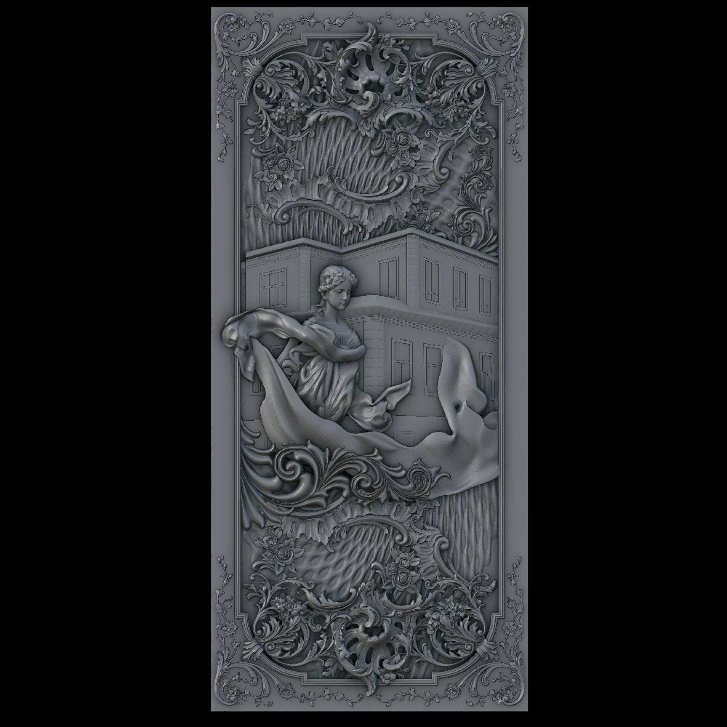 door 3D Print Model .c4d .max .obj .3ds .fbx .stl .blend