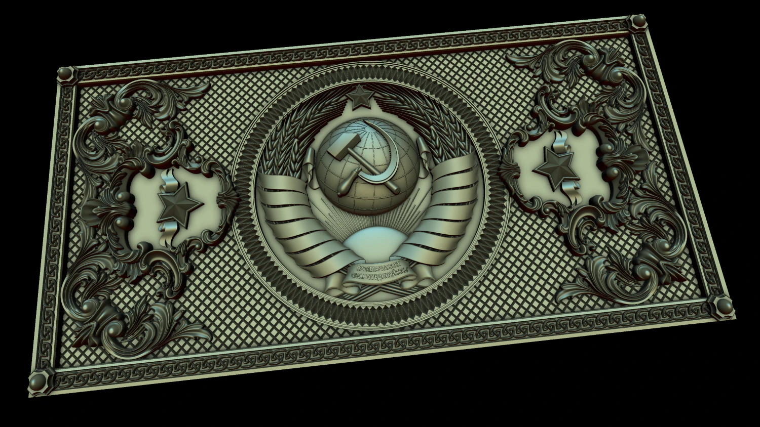 the backgamon project sssr 3D Print Model .c4d .max .obj .3ds .fbx .stl .blend 