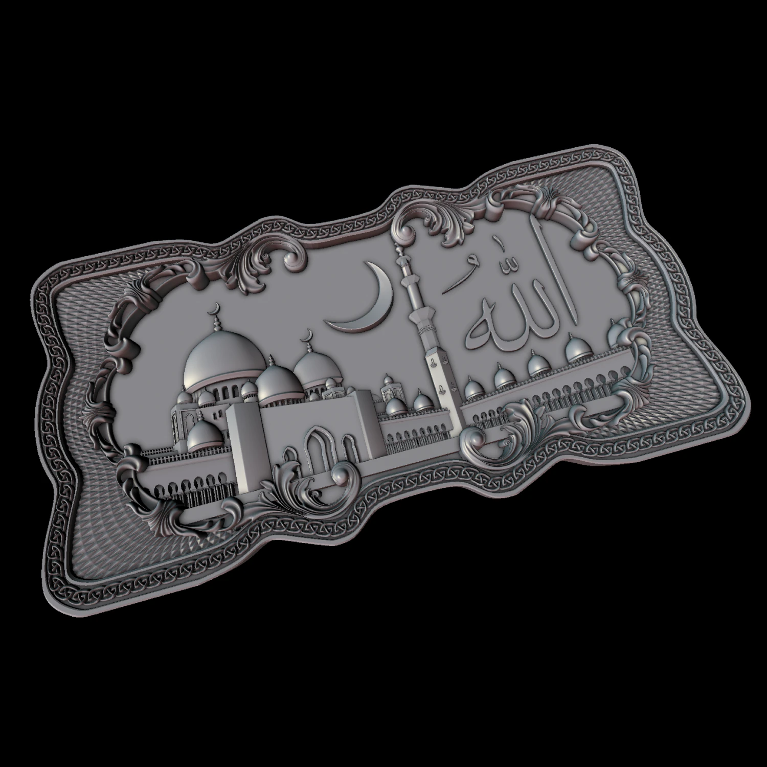the sheikh zayed grand mosque 3D Print Model .c4d .max .obj .3ds .fbx .stl .blend 