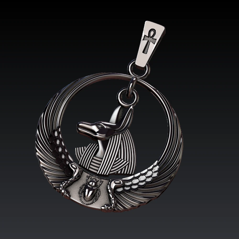 medallion with a dog 3D Print Model .c4d .max .obj .3ds .fbx .stl .blend 