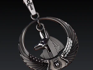 medallion with a dog 3D Print Model