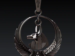 medallion with a dog 3D Print Model