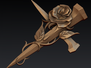 rose 3D Print Model