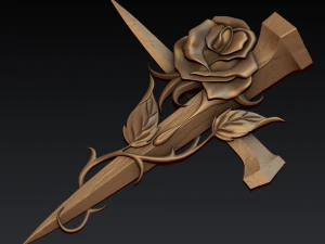 g&uuml;l 3D Baskı Modeli