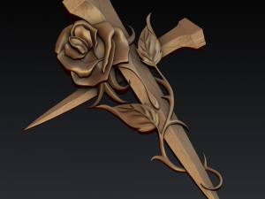 rose Modelo de Impressão 3D