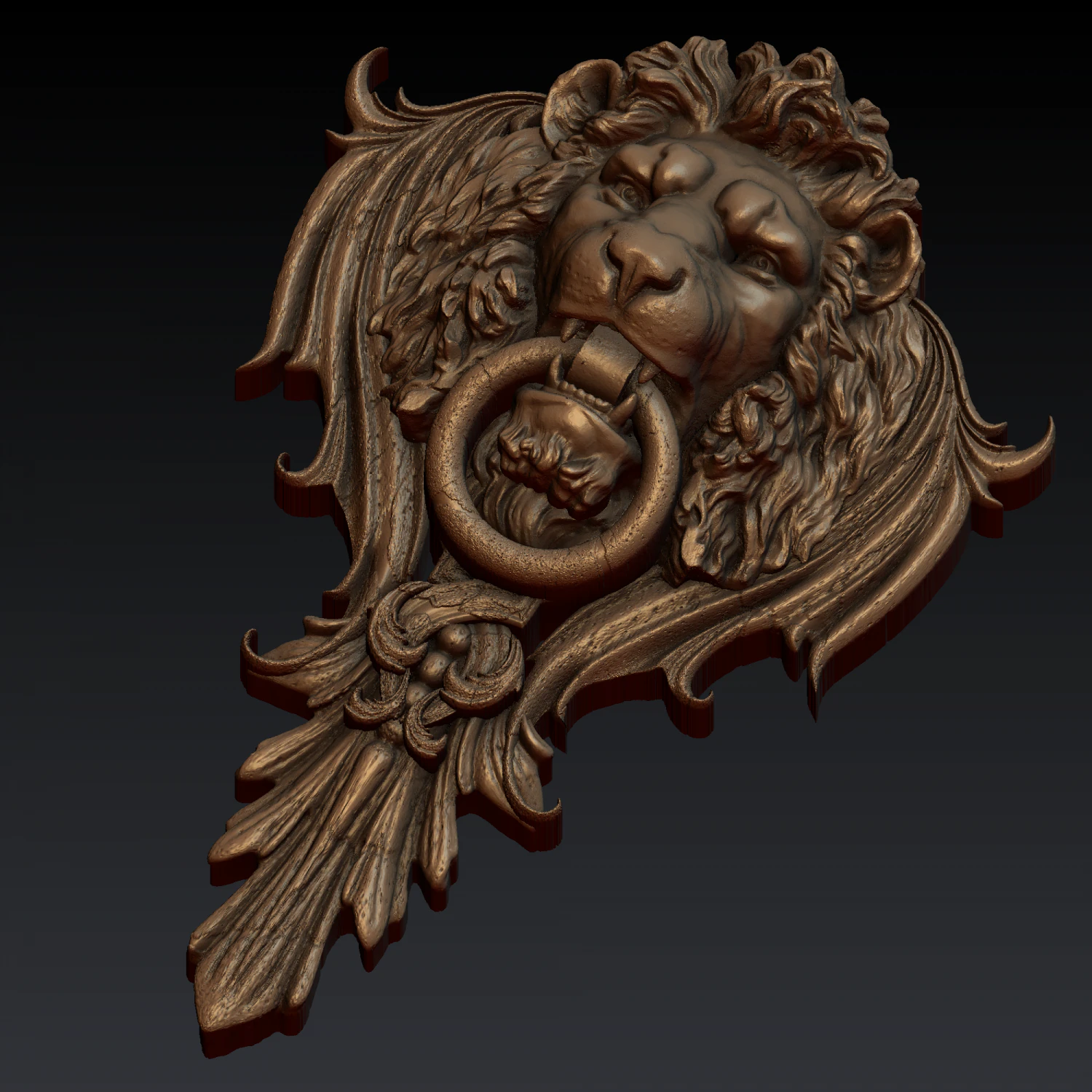leo 3D Print Model .c4d .max .obj .3ds .fbx .stl .blend 