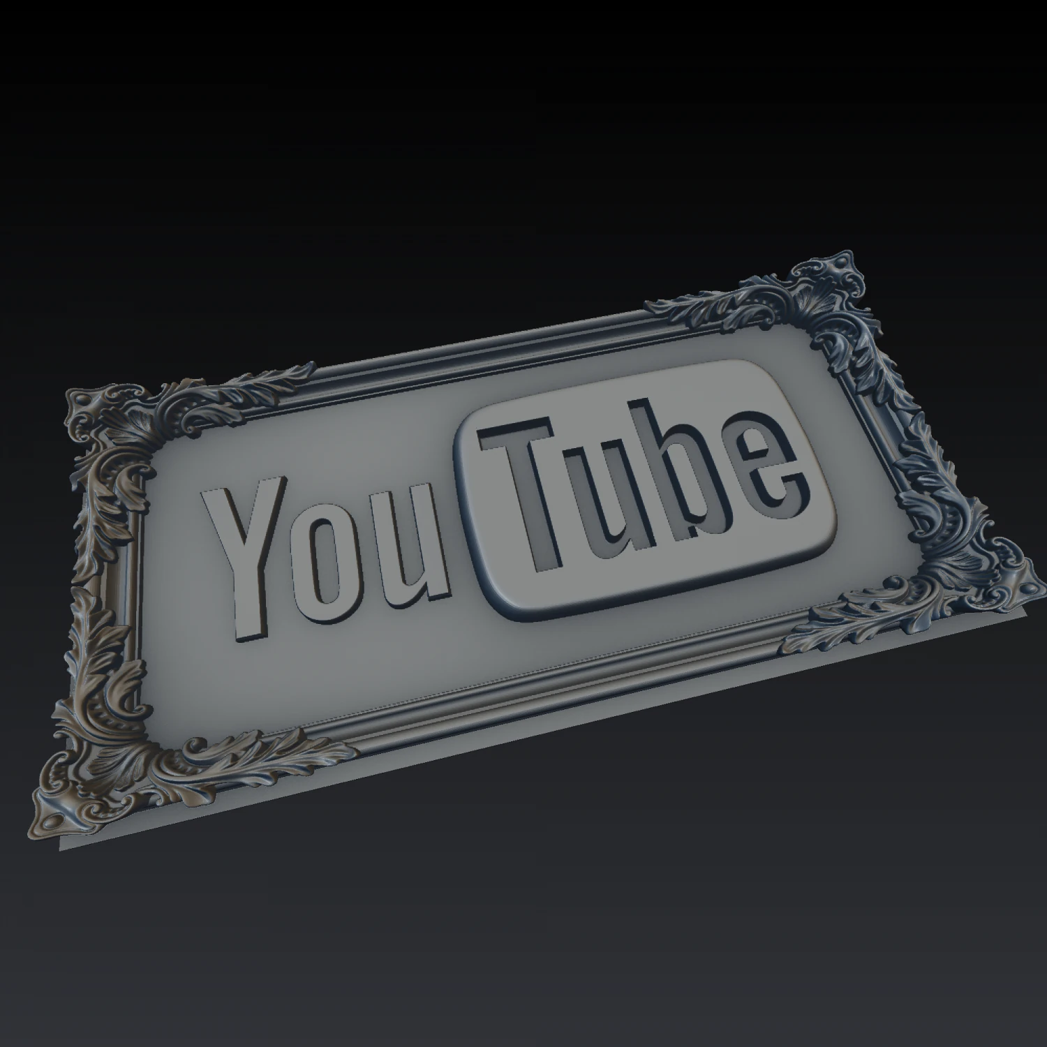 youtybe 3D Print Model .c4d .max .obj .3ds .fbx .stl .blend 