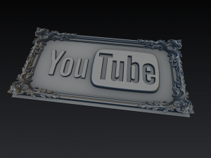 youtybe 3D-printmodel