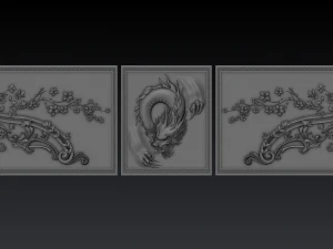 dragon 3D Print Model