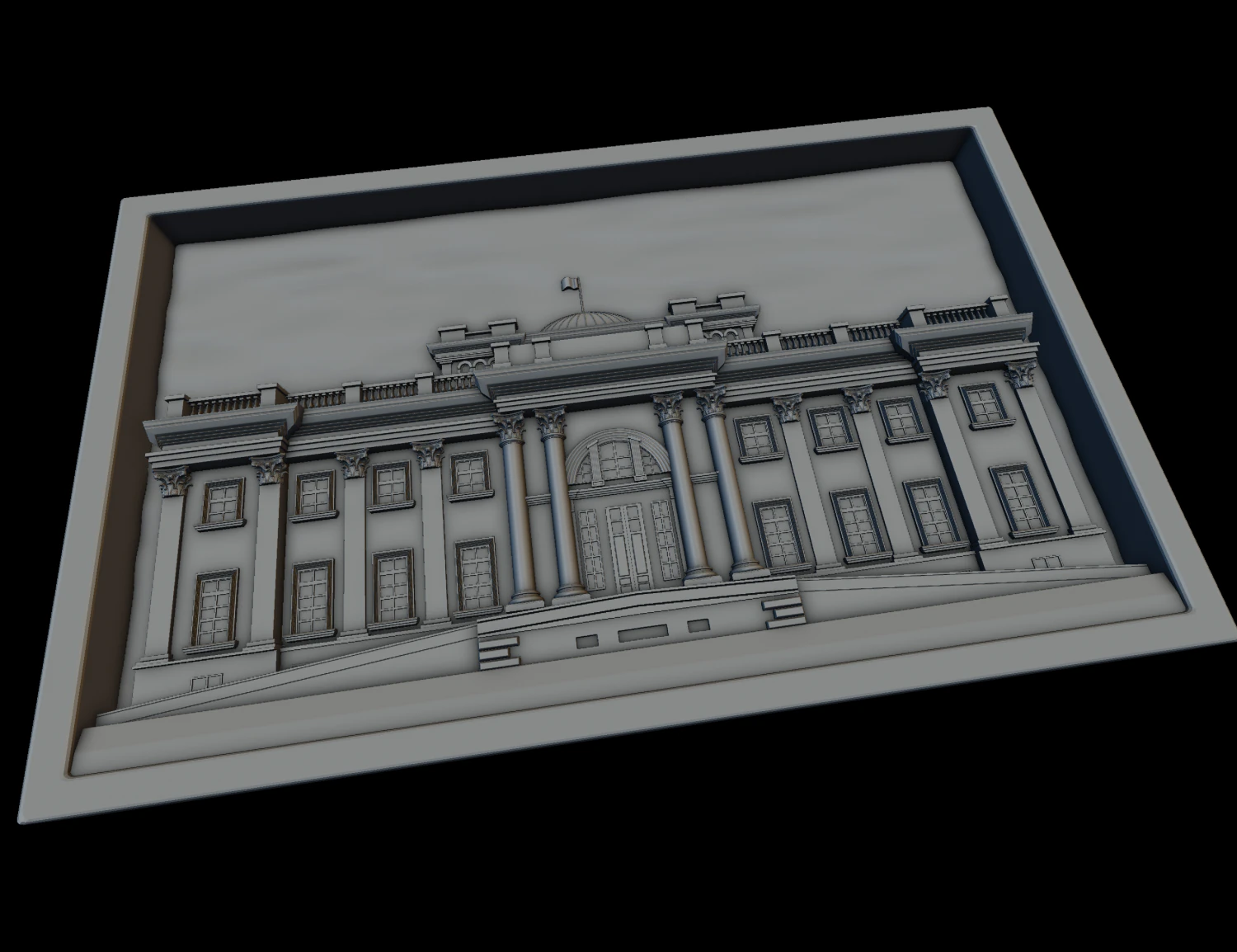 house 3D Print Model .c4d .max .obj .3ds .fbx .stl .blend 