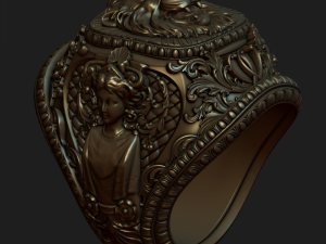 king ring Modèles 3D en vedette