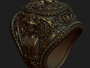 king ring Modello di stampa 3D