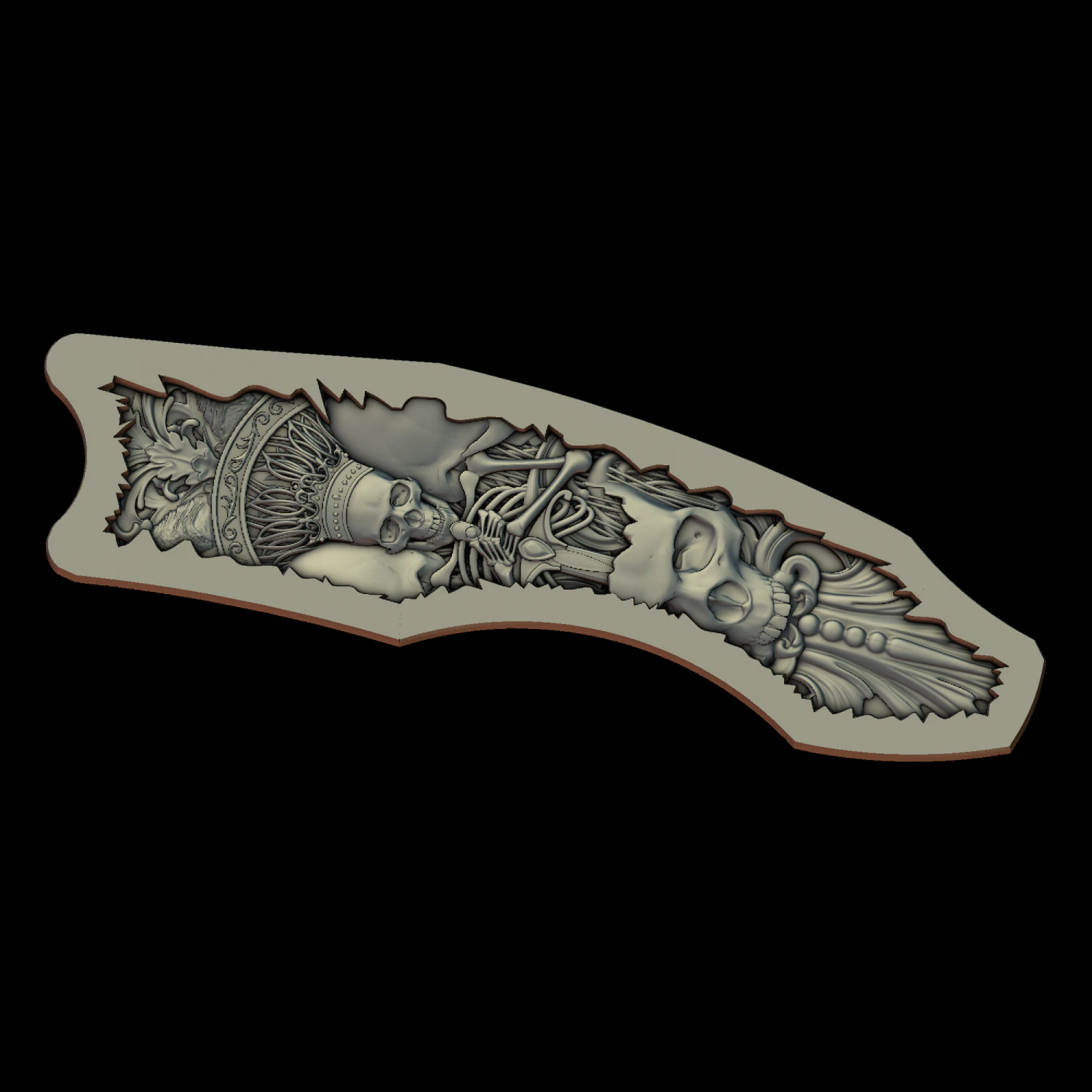 knife n2 3D Print Model .c4d .max .obj .3ds .fbx .stl .blend 