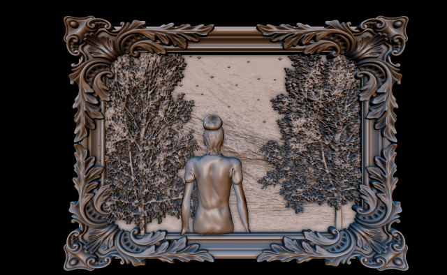 panno girl 3D Print Model .c4d .max .obj .3ds .fbx .stl .blend 