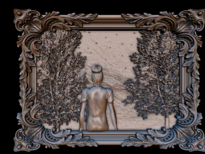 panno girl 3D Print Model