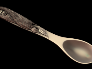 5 in 1 spoons slavic gods 3D 打印模型