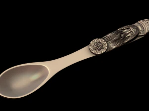 5 in 1 spoons slavic gods 3D Print Model