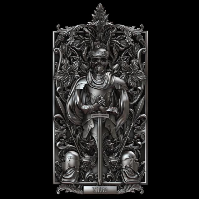 virgo 3D Print Model .c4d .max .obj .3ds .fbx .stl .blend 