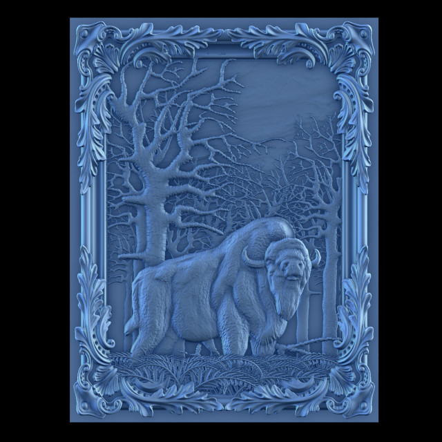 bizon Modèles 3D en vedette .c4d .max .obj .3ds .fbx .stl .blend