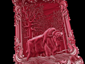 bizon Modèles 3D en vedette