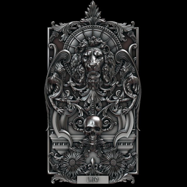 leo 2 3D 打印模型 .c4d .max .obj .3ds .fbx .stl .blend 
