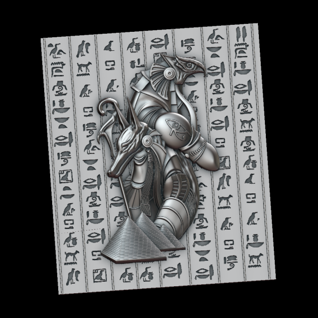 egypet 3D Принт Модель .c4d .max .obj .3ds .fbx .stl .blend 