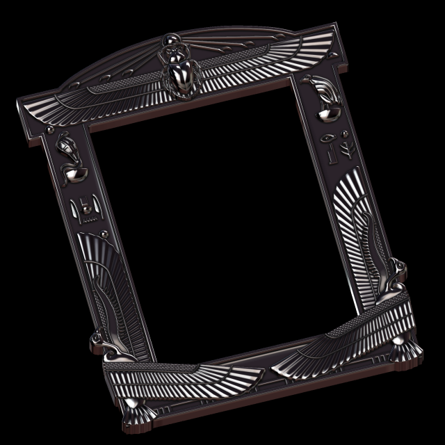 egypet frame 3D प्रिंट मॉडल .c4d .max .obj .3ds .fbx .stl .blend 