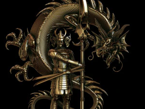 博士 3D 打印模型