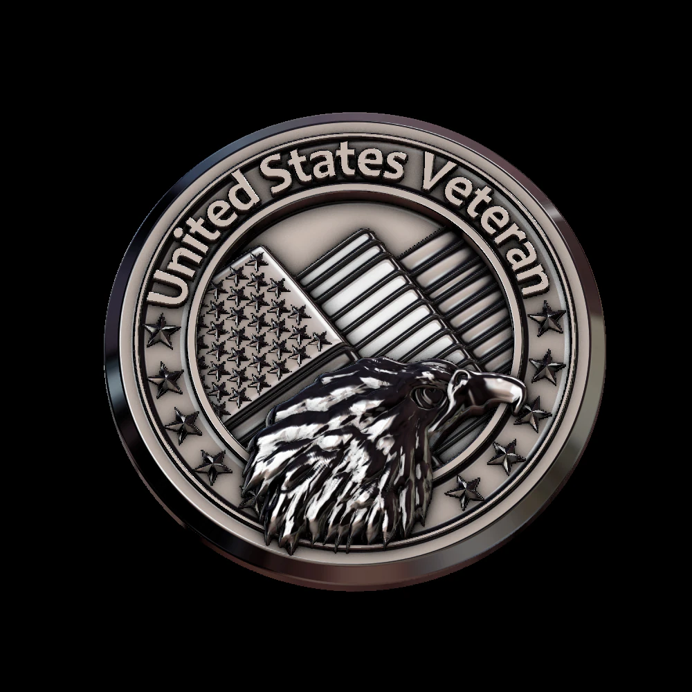 united states veteran 3D Print Model .c4d .max .obj .3ds .fbx .stl .blend 