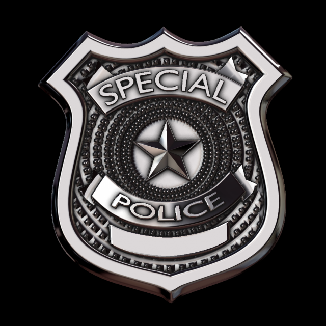 special police 3D 打印模型 .c4d .max .obj .3ds .fbx .stl .blend 