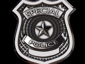 特警 3D 打印模型