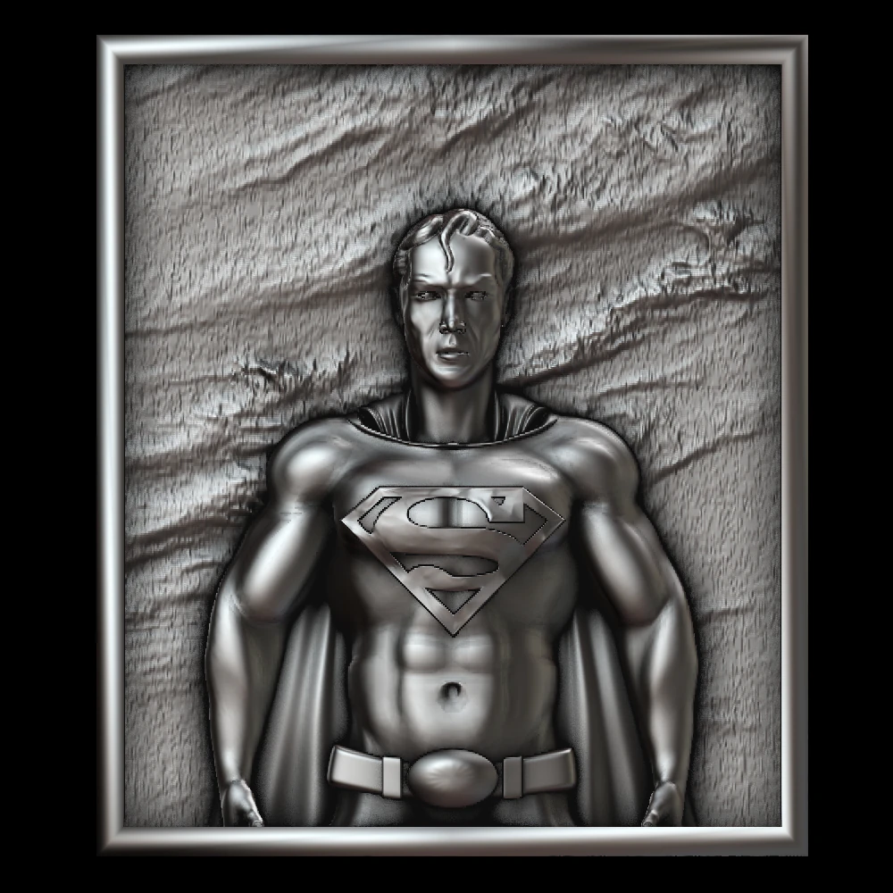 supermen 3D Print Model .c4d .max .obj .3ds .fbx .stl .blend 