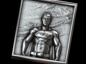 supermen 3Dプリントモデル