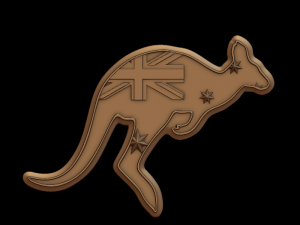 kangaroo 3D Print Model