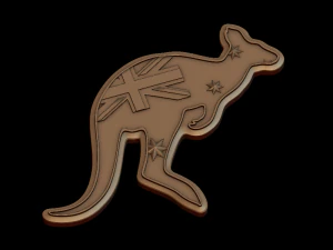 kangaroo 3D Print Model
