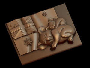koala 3D 打印模型
