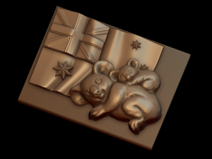 koala 3D 打印模型
