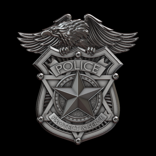 police Modèles 3D en vedette .c4d .max .obj .3ds .fbx .stl .blend 