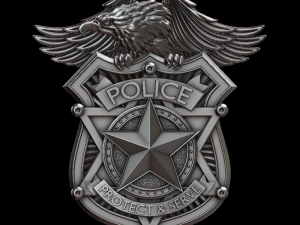 police 3D Print Model