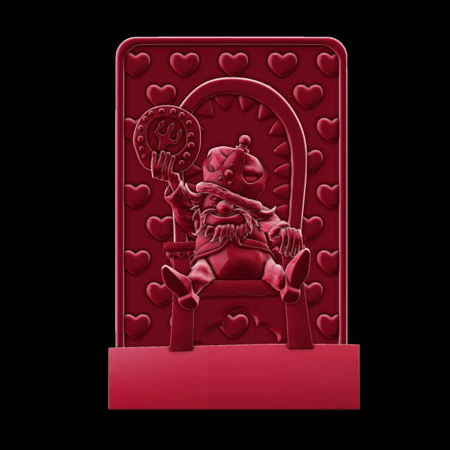 king 3D Принт Модель .c4d .max .obj .3ds .fbx .stl .blend 
