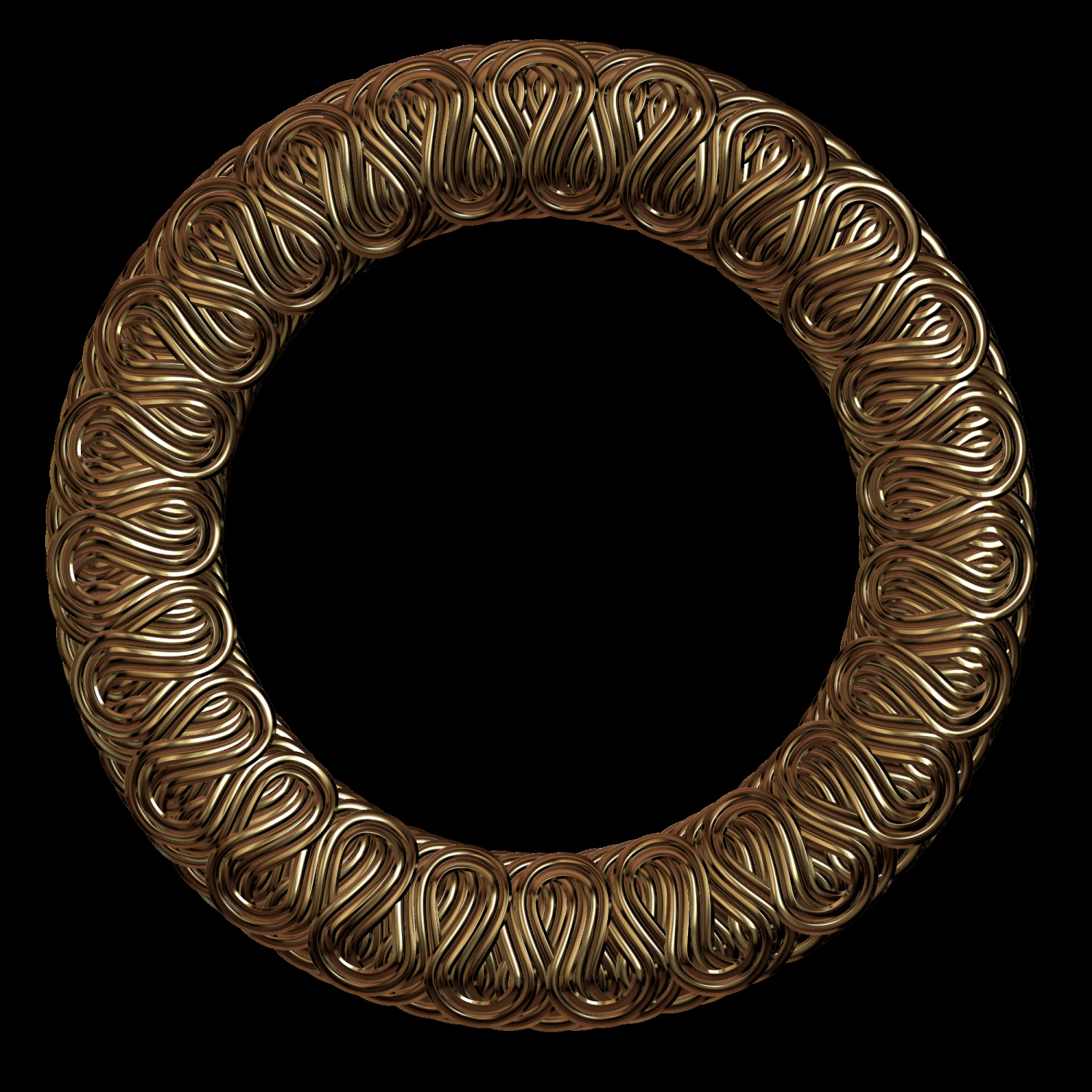 decorative frame rollton 3D Print Model .c4d .max .obj .3ds .fbx .stl .blend
