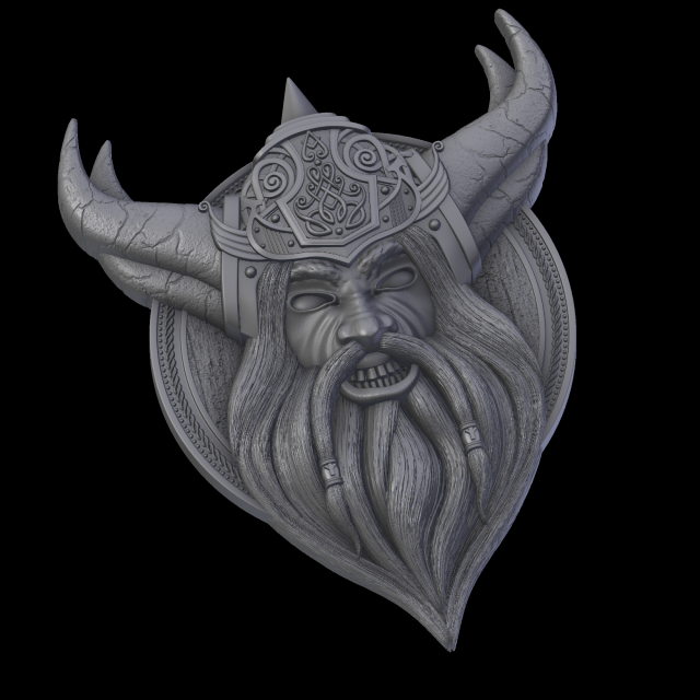 viking 3D 打印模型 .c4d .max .obj .3ds .fbx .stl .blend