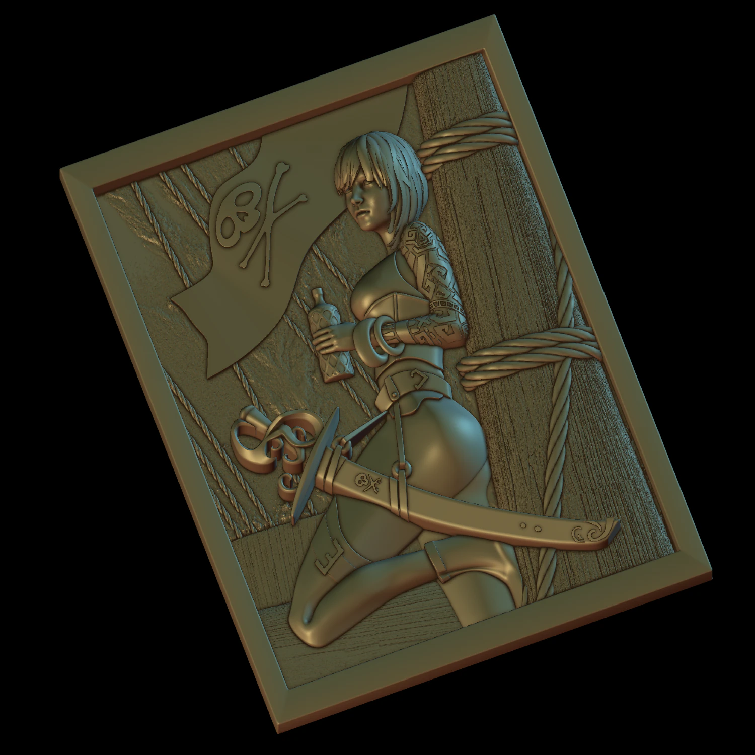 panno 3D Print Model .c4d .max .obj .3ds .fbx .stl .blend