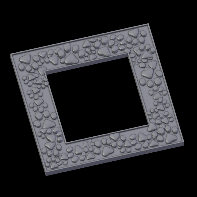 foot frame 3D Print Model .c4d .max .obj .3ds .fbx .stl .blend 