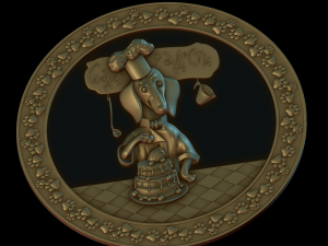 the dog chef Modèles 3D en vedette